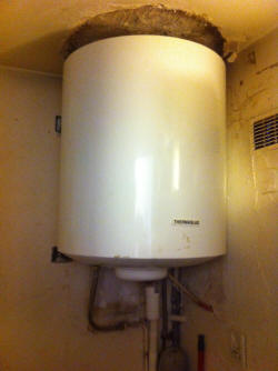 Fuite ballon eau chade